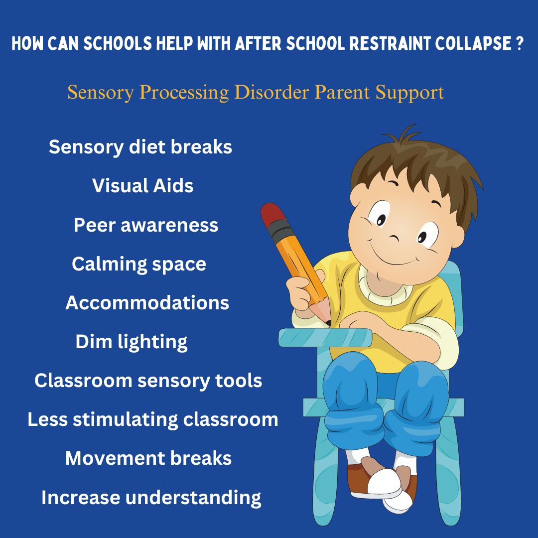 How Schools Can Help With After School Restraint Collapse  sensory processing disorder