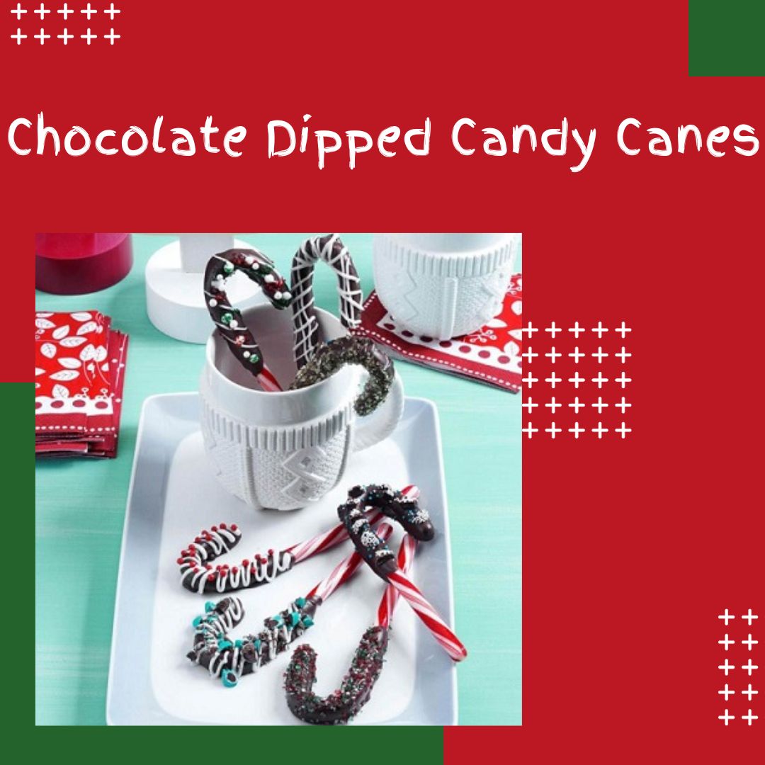 Chocolate Dipped Candy Canes