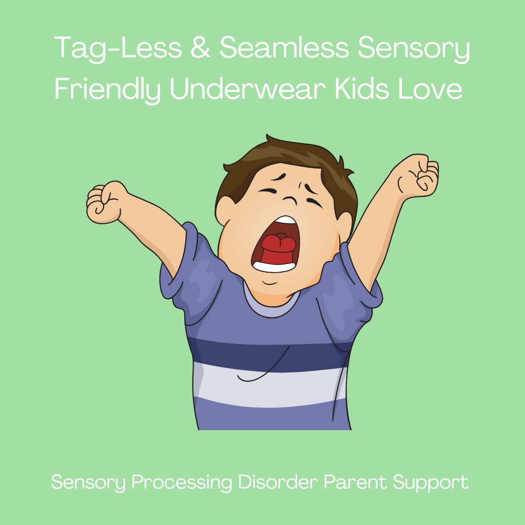 child yawning sensory friendly socks for boys child