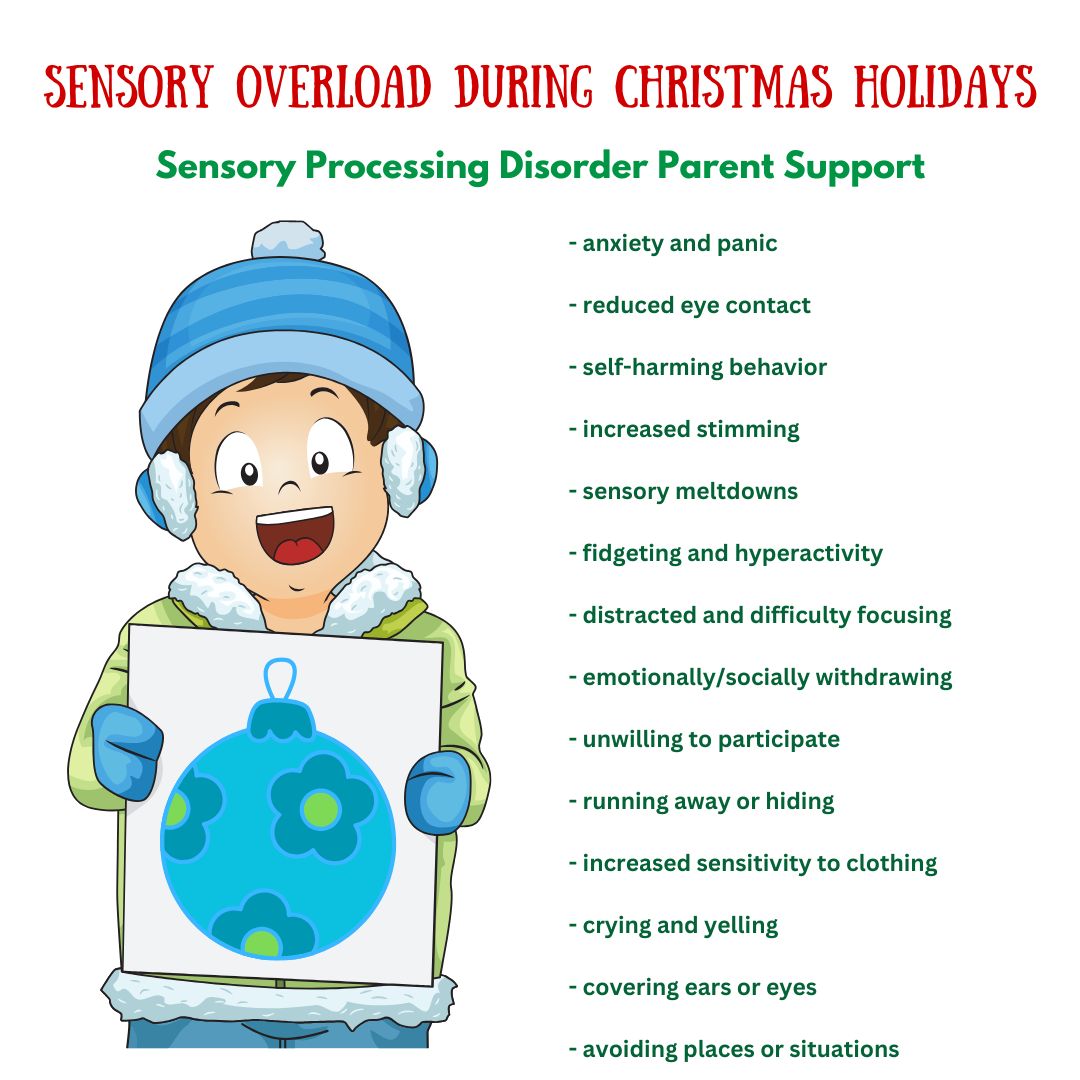 Sensory Overload During Christmas Holidays Sensory Processing Disorder Parent Support sensory meltdowns sensory overload