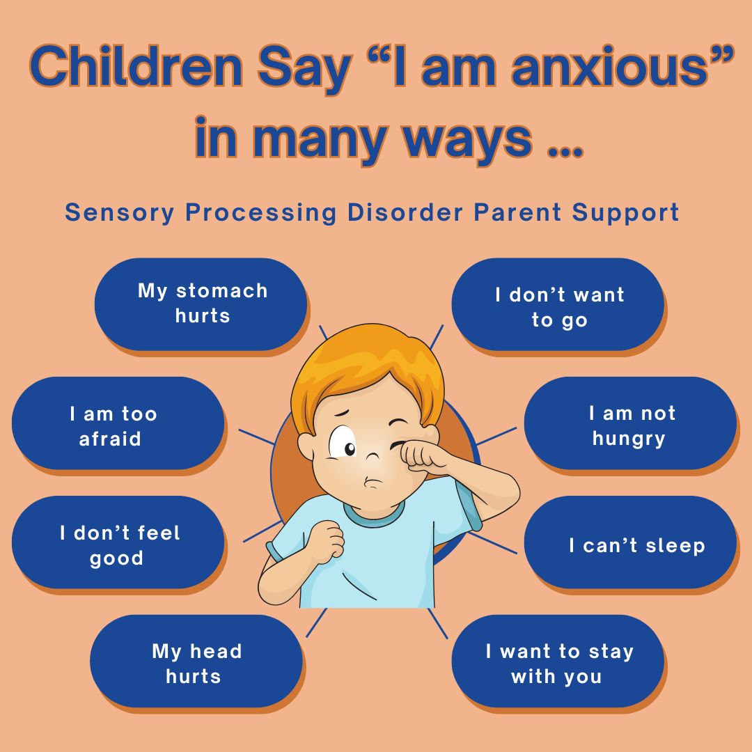 Anxious child crying children say I am anxious in many ways