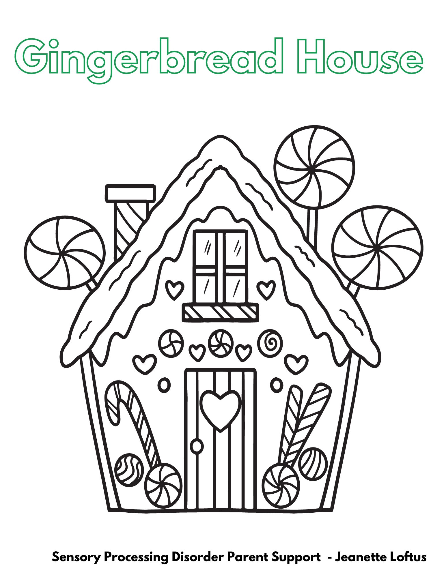 Christmas Coloring Pages FREE Sensory Processing Disorder Parent Support