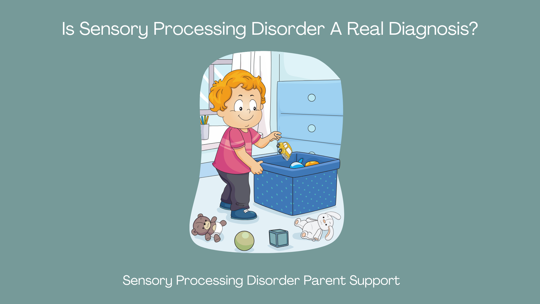 boy with sensory processing disorder playing with sensory toys Is Sensory Processing Disorder A Real Diagnosis?