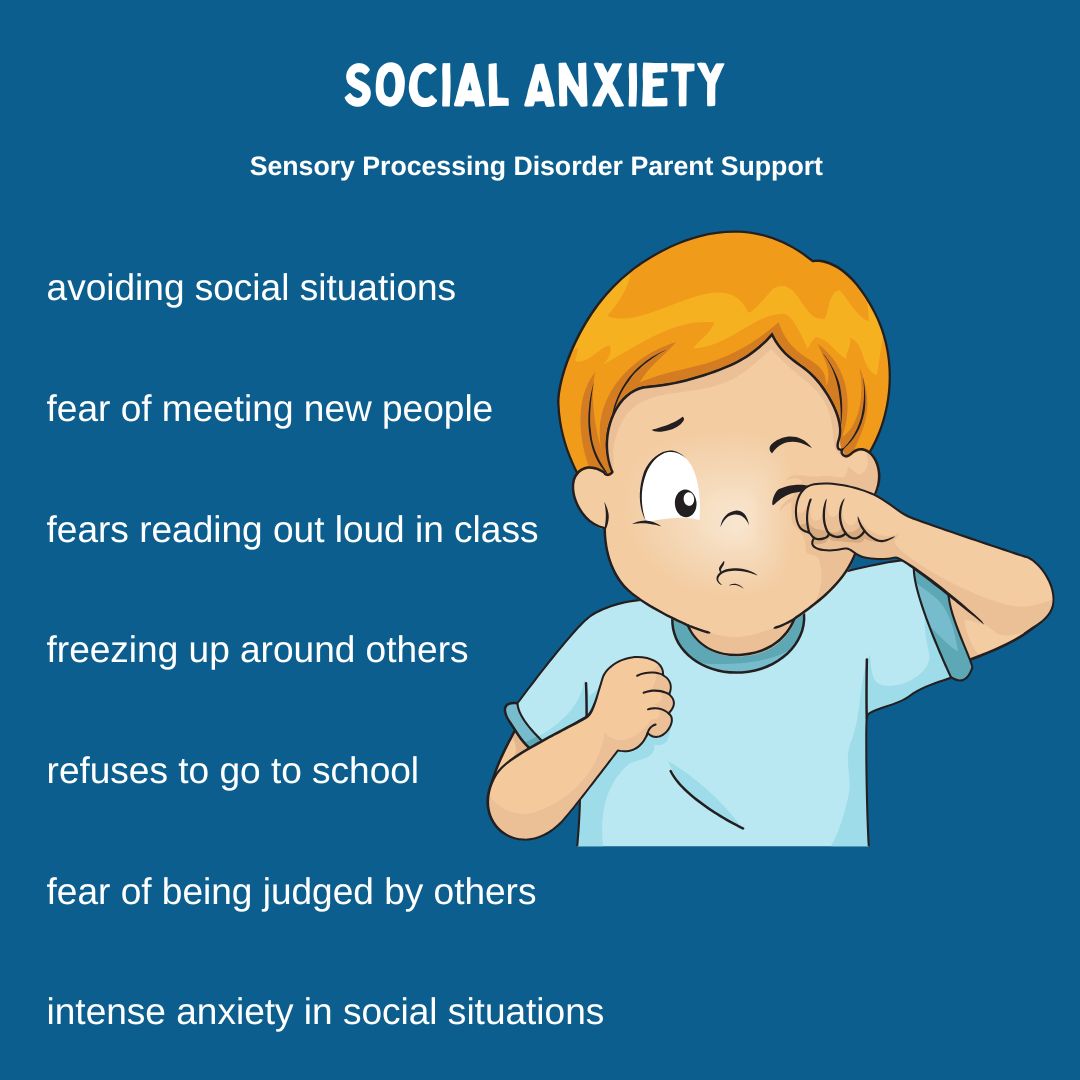 boy who is anxious with Social Anxiety