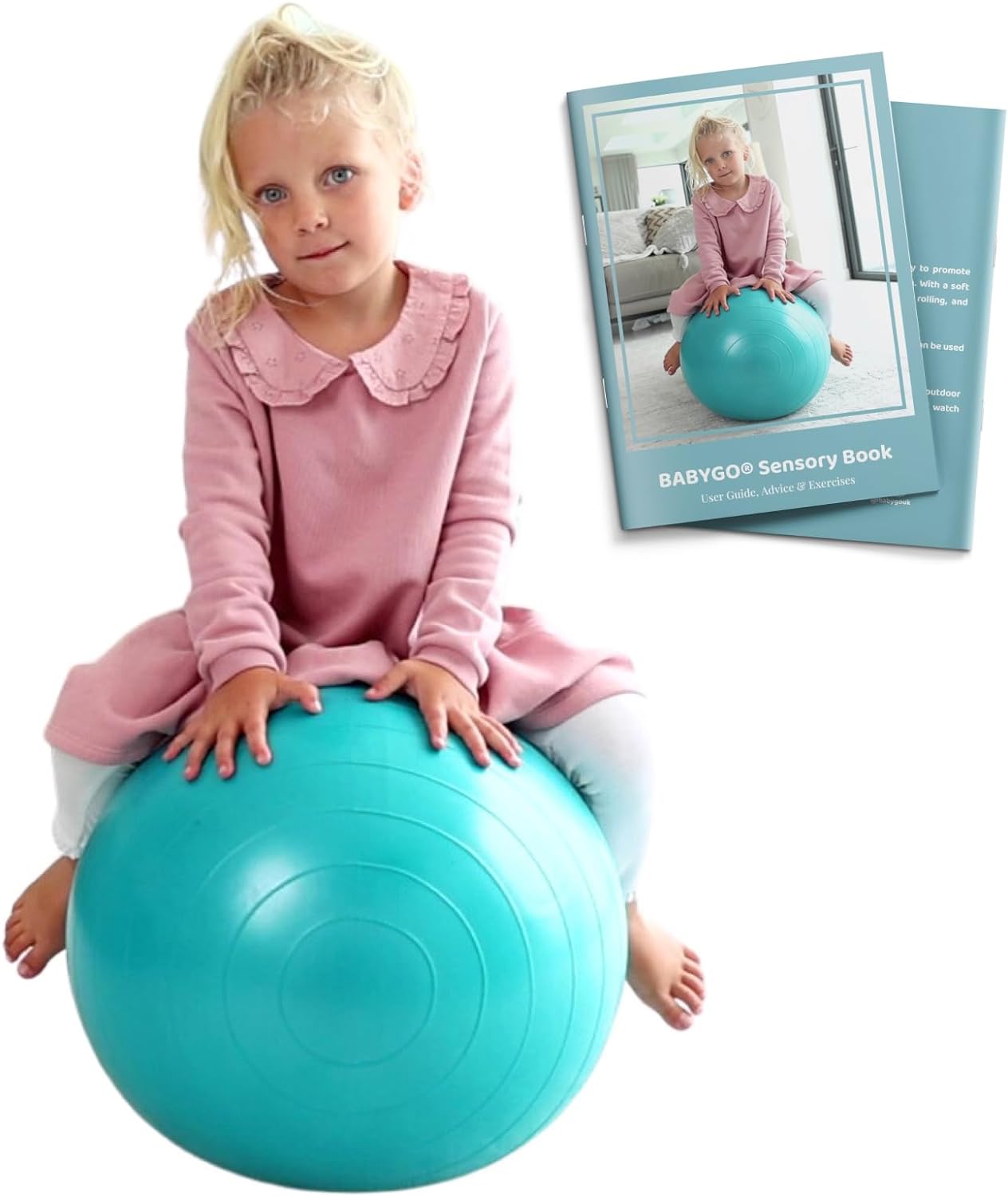 Sensory Exercise Ball | Peanut Ball for Kids | Autism Therapy Calming Development Activities Motor Skills