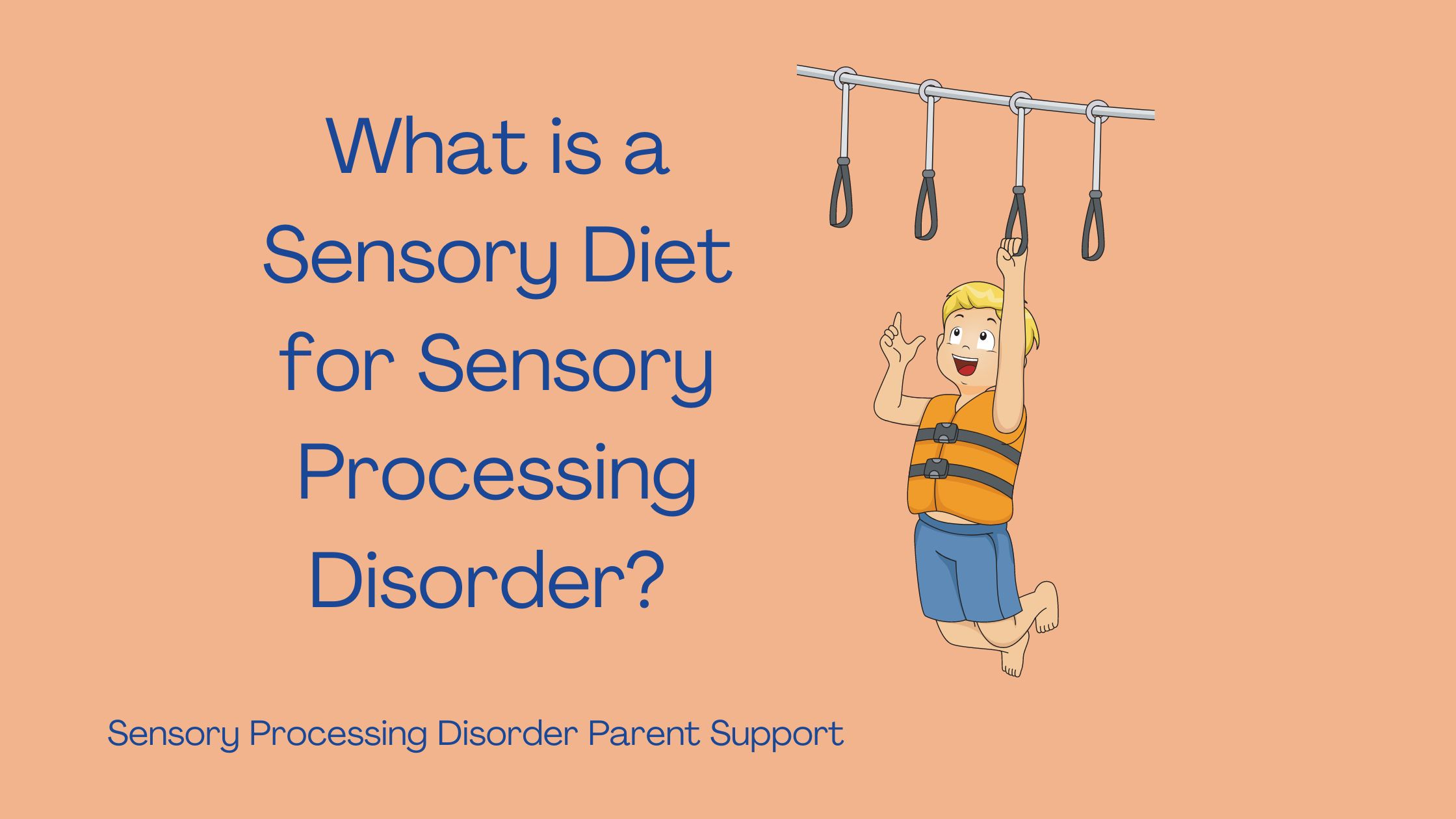 boy with sensory processing disorder playing on the playground What is a Sensory Diet for Sensory Processing Disorder?