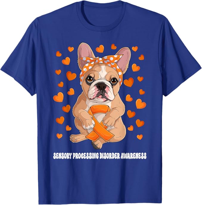 Orange Ribbon Survivor Sensory Processing Disorder Awareness T-Shirt