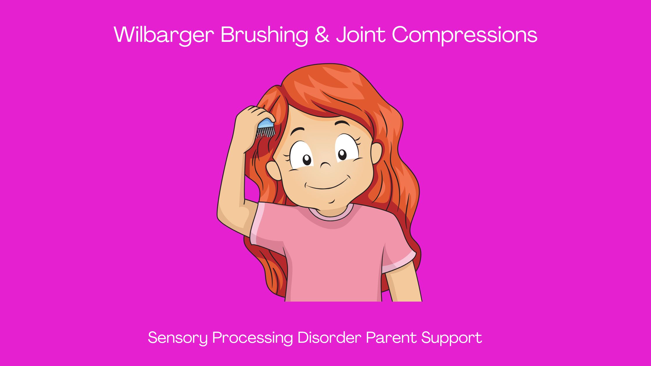 child with sensory processing brushing Wilbarger Brushing & Joint Compressions