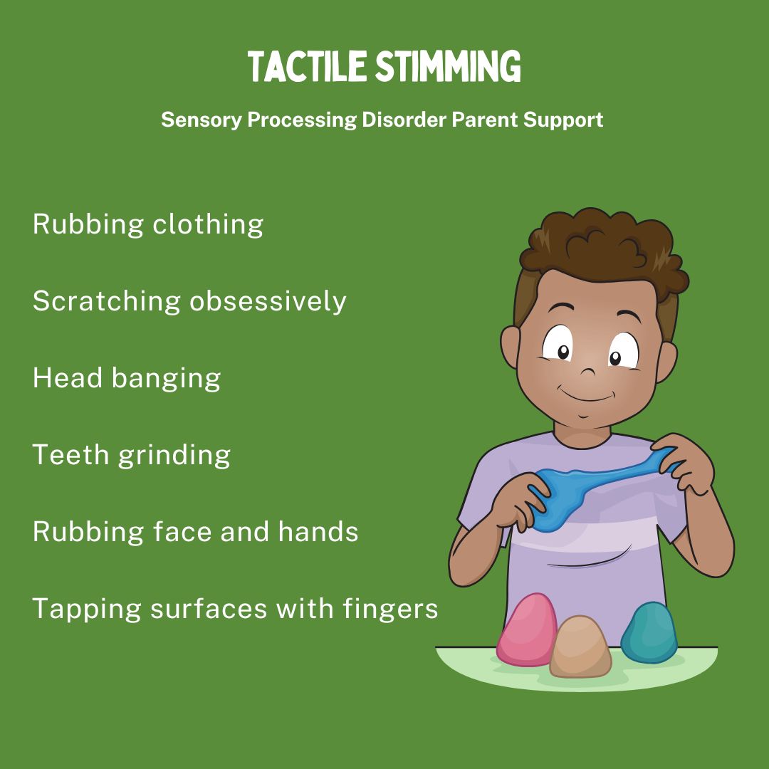 boy with sensory processing disorder tactile Stimming stim