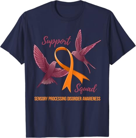 Sensory Processing Disorder Awareness Support Squad T-Shirt