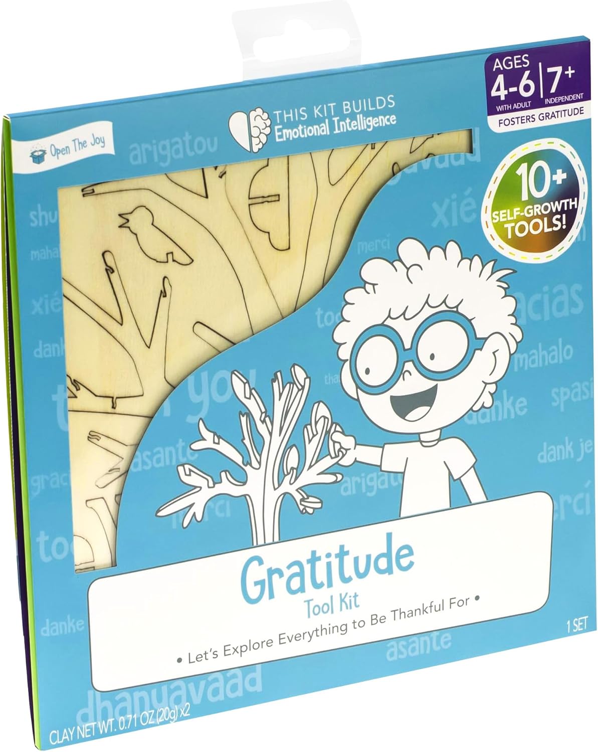 Open The Joy Gratitude Tree: A Playful Journey to Cultivate Thankfulness and Resilience in Kids - Engage, Learn, and Grow Together!