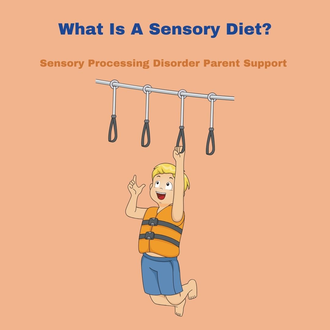 child with sensory processing disorder climbing on playground what is a sensory diet