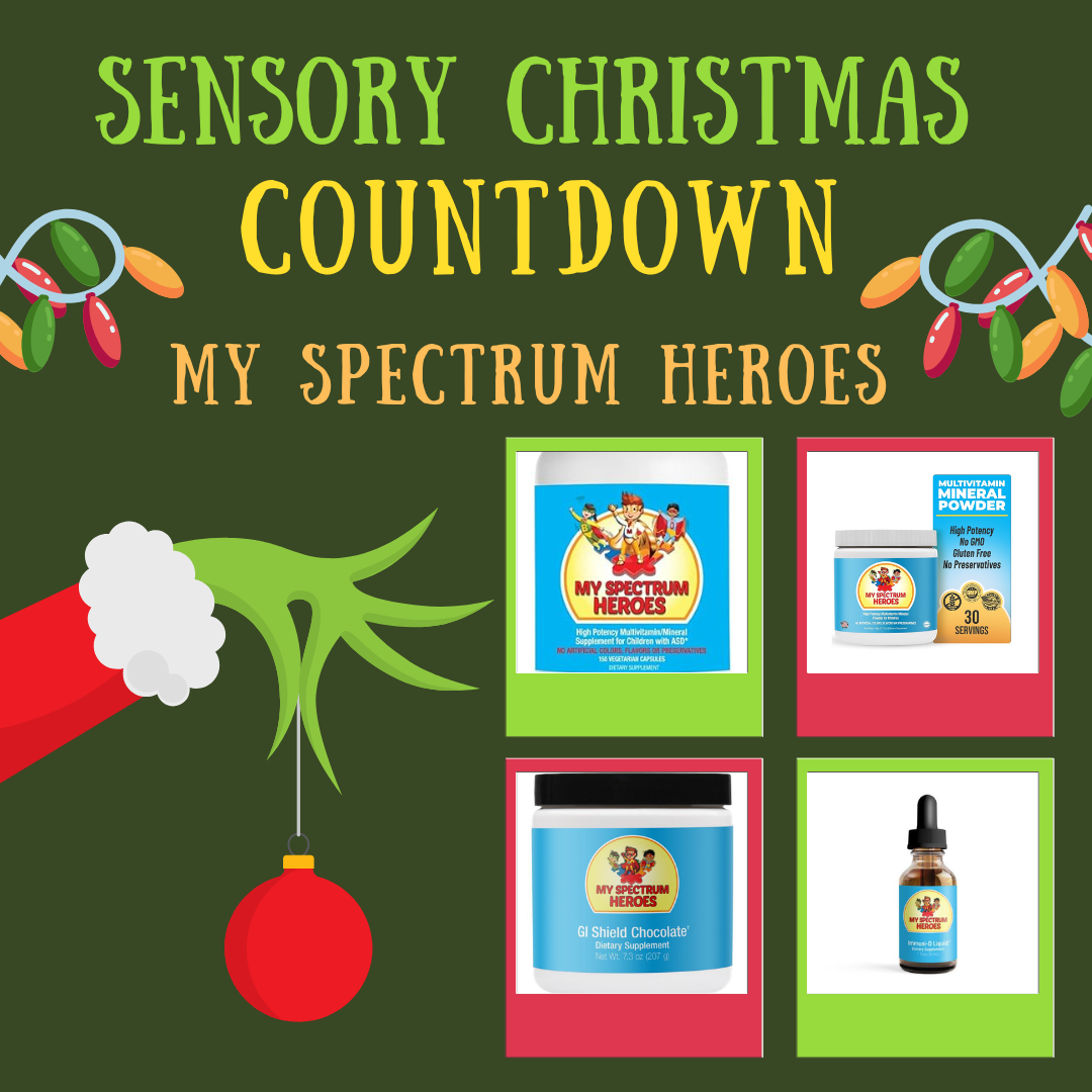 My Spectrum Heroes sensory Christmas COUNTDOWN Books By Lizzy Sensory Processing Disorder Parent Support Holidays Gift Ideas Christmas