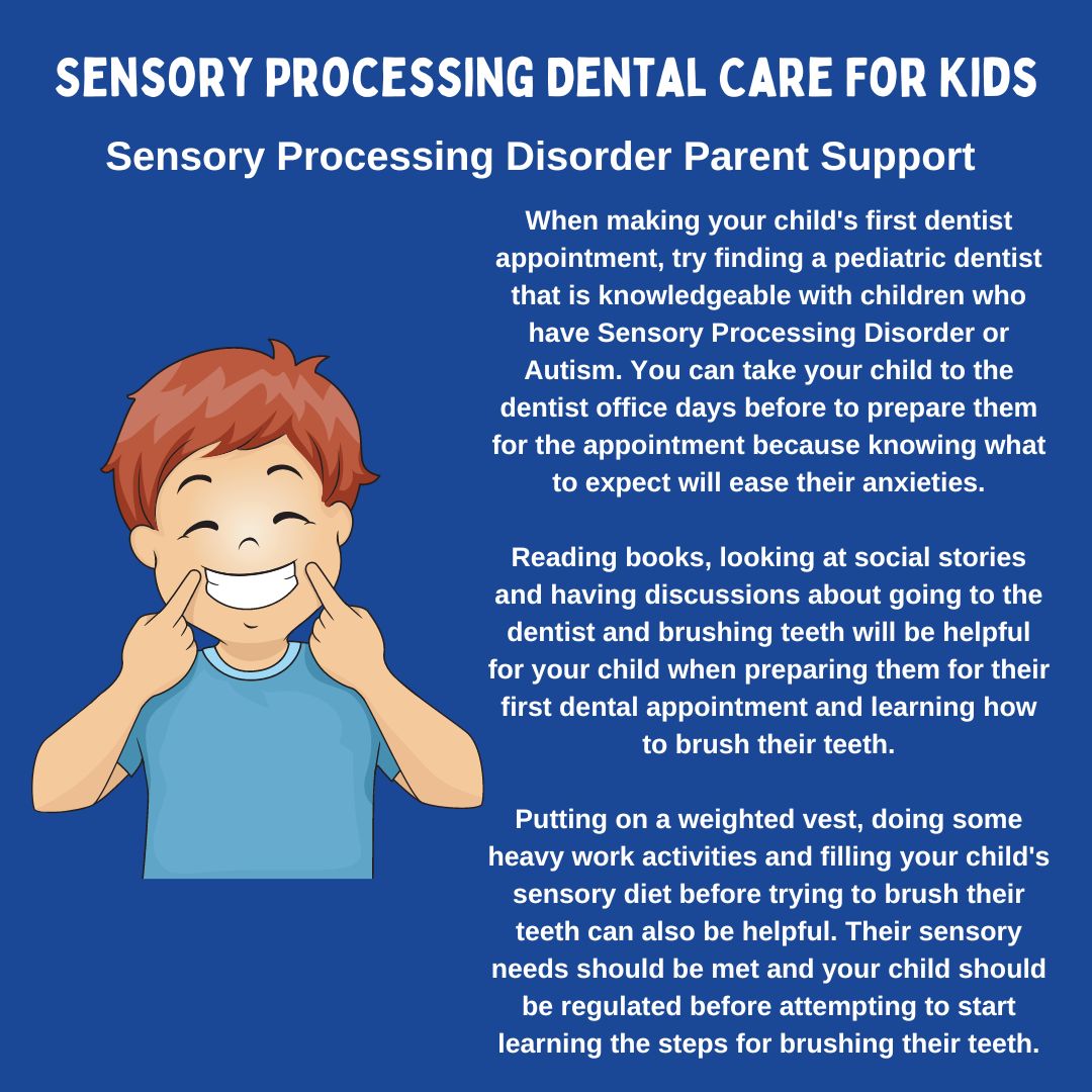 Sensory Processing Disorder Dental Care Tips & Ideas For Kids with sensory differences