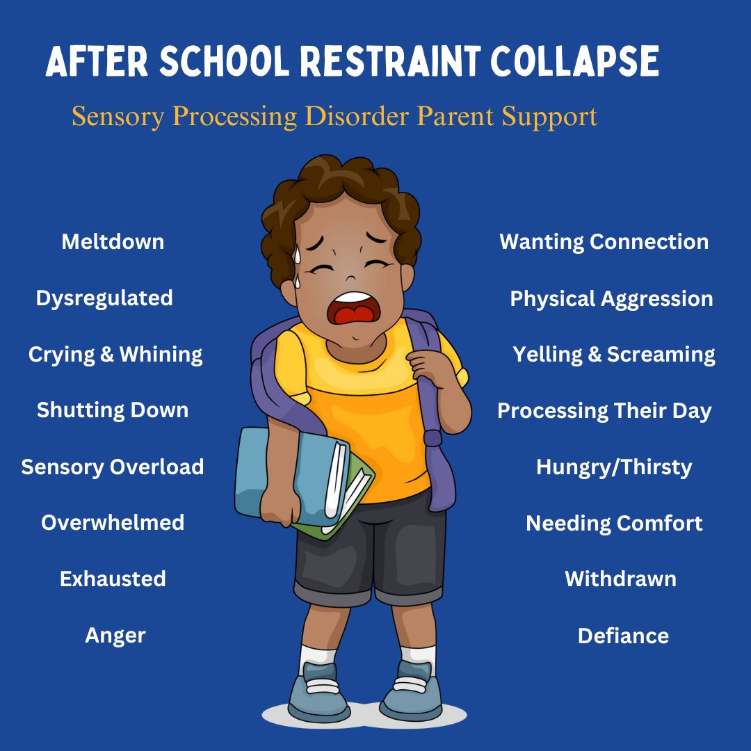 After School Restraint Collapse symptoms sensory processing disorder