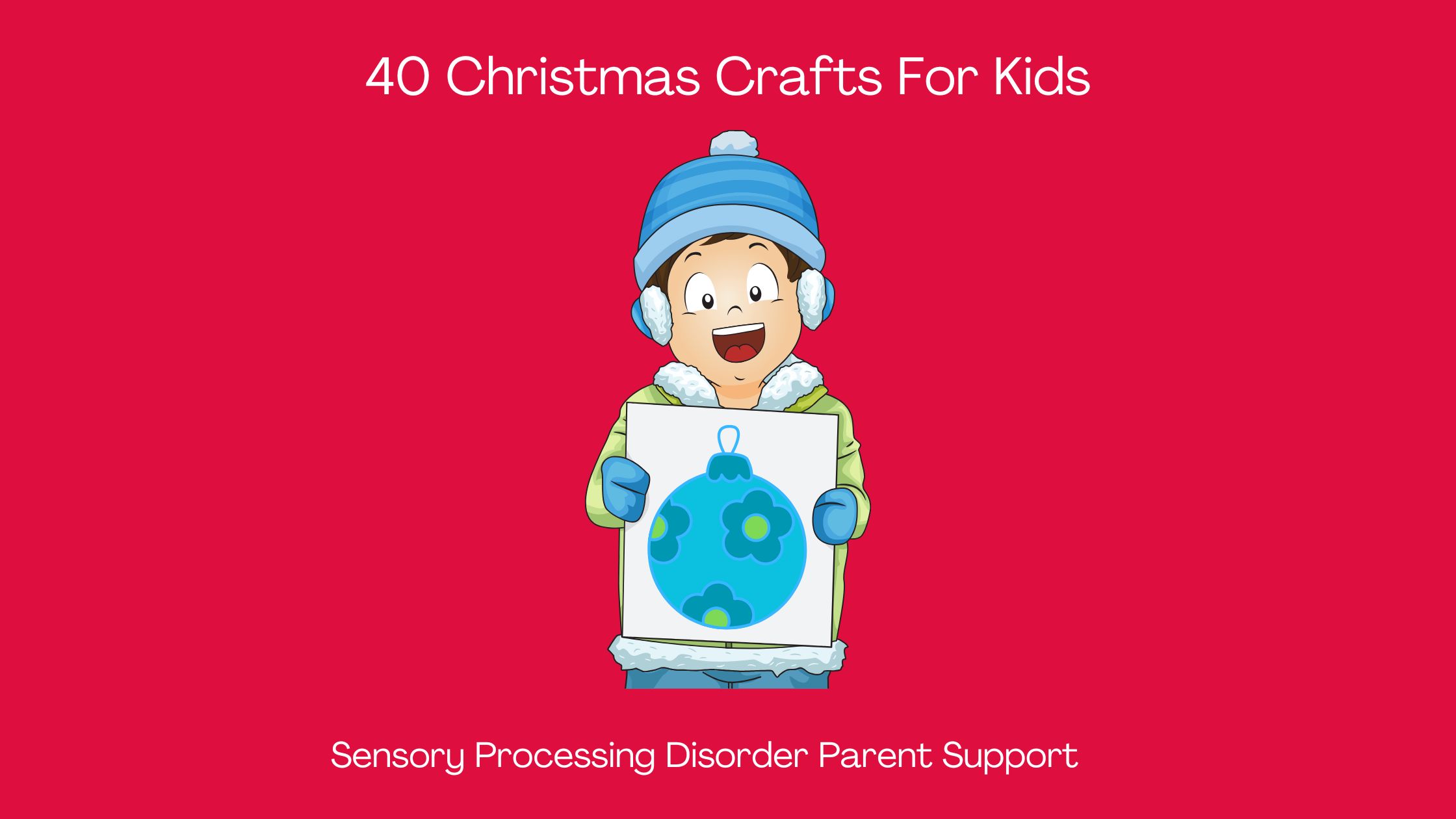 Sensory Processing Disorder 40 Christmas Crafts For Kids Christmas crafting for children