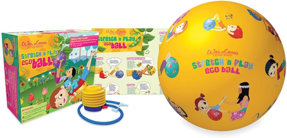 Wai Lana's Little Yogis(tm) Stretch 'n Play Eco Ball kit