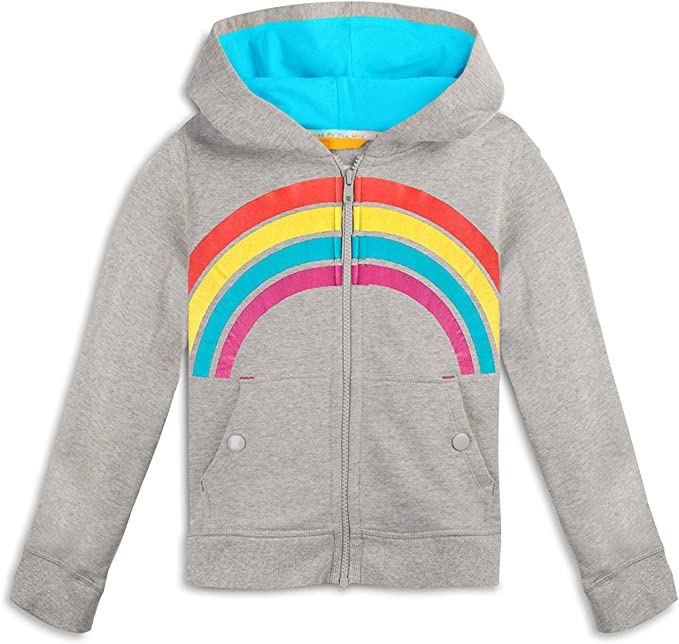 Mightly Boys and Girls' Fleece Zip-up Hoodie | Organic Cotton Fair Trade Certified Toddler and Kids Clothes