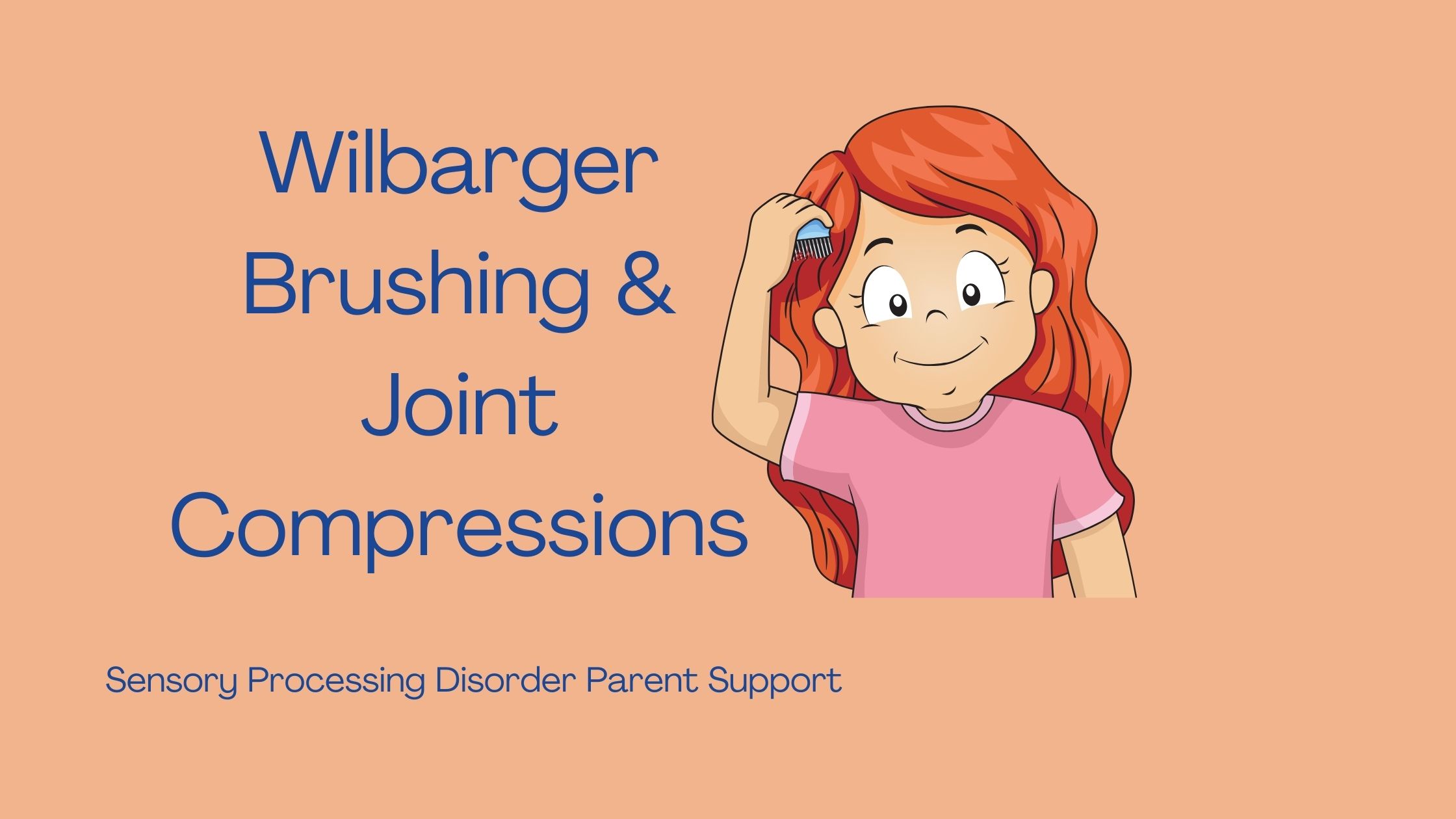 child with sensory processing brushing Wilbarger Brushing & Joint Compressions