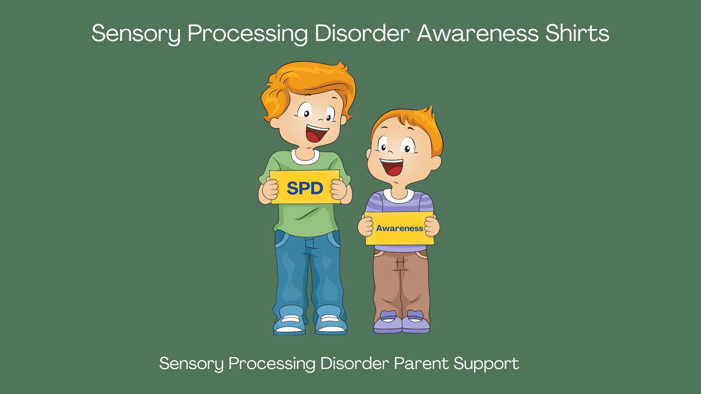 Sensory Processing Disorder Awareness Shirts