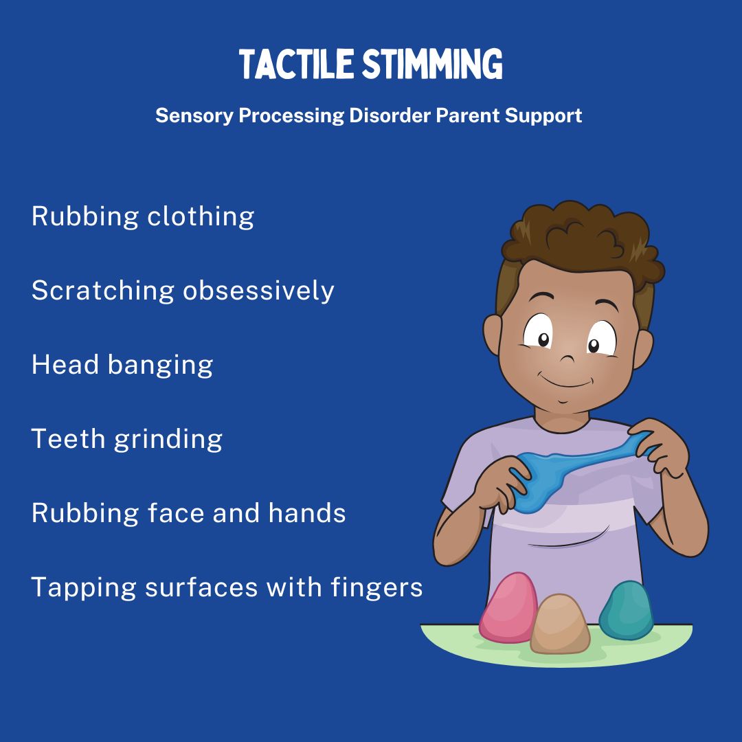 boy with sensory processing disorder tactile Stimming stim